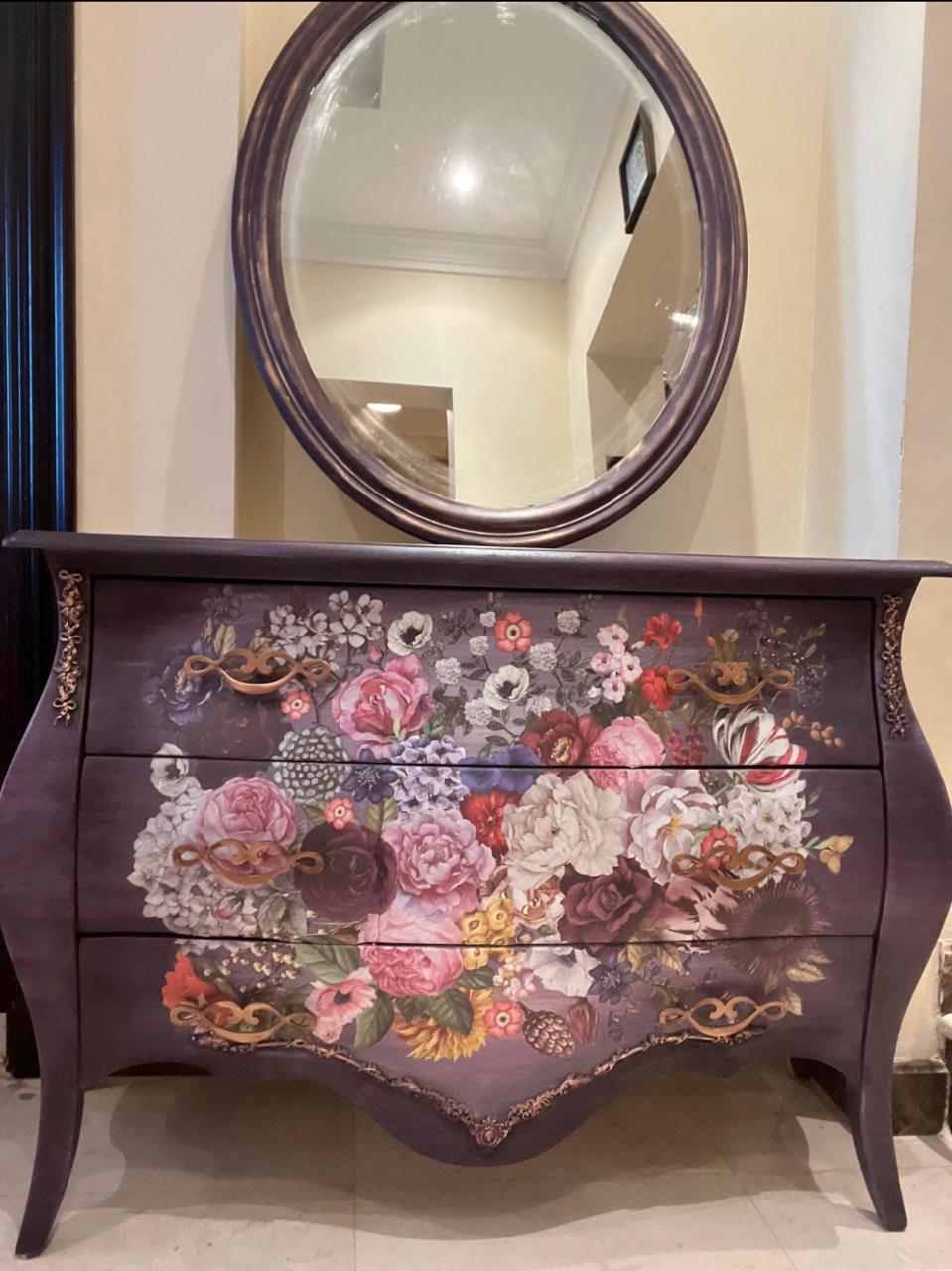 Solid wood upgraded with art (Used)