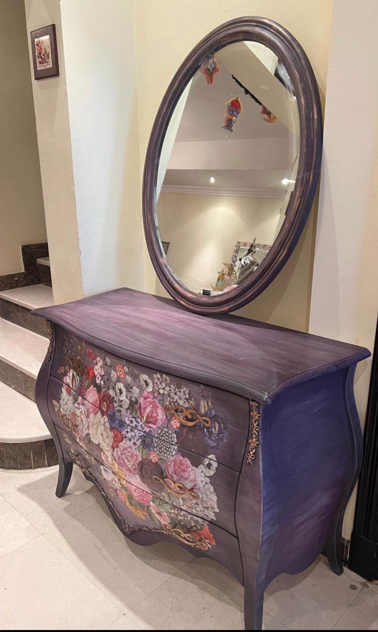 Solid wood upgraded with art (Used)